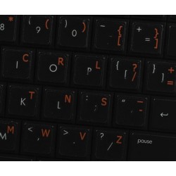 Dvorak transparent keyboard  stickers 14x14