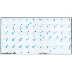 Dvorak UK transparent keyboard  stickers