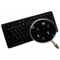 Dvorak English non-transparent keyboard  stickers 14x14