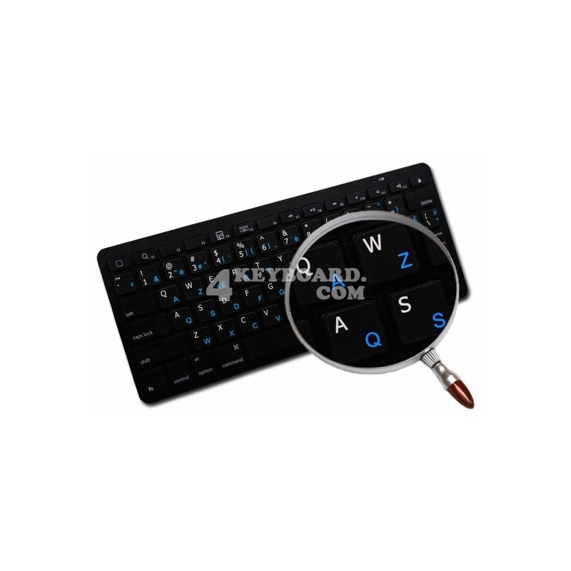 Dvorak English non-transparent keyboard  stickers 14x14