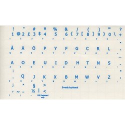 Svorak transparent keyboard  stickers