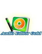 Audio Editor Gold Sticker | 4keyboard.com