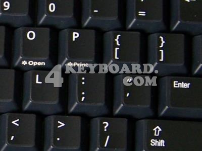 REPLACEMENT ENGLISH US KEYBOARD STICKERS BLACK COLOR  